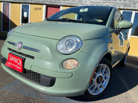 2012 FIAT 500 for sale at Superior Auto Sales, LLC in Wheat Ridge CO