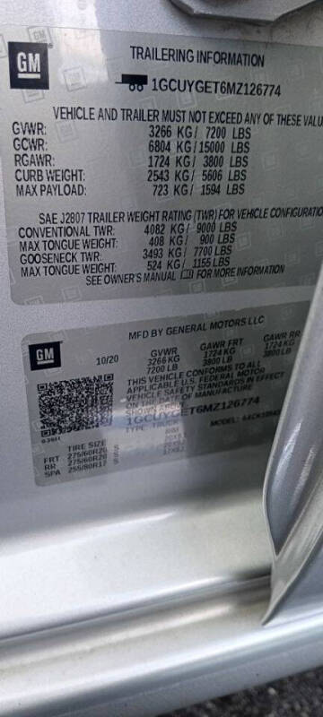 2021 Chevrolet Silverado 1500 LTZ