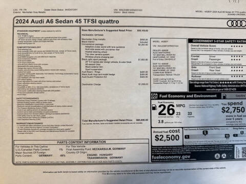 2024 Audi A6 quattro Premium 45 TFSI
