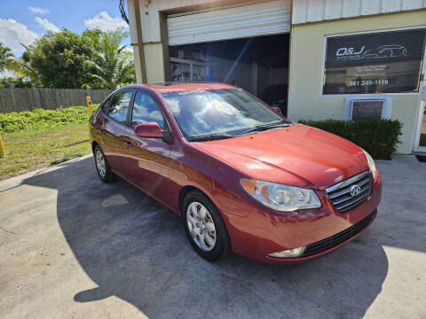 2008 Hyundai Elantra for sale at O & J Auto Sales in Royal Palm Beach FL