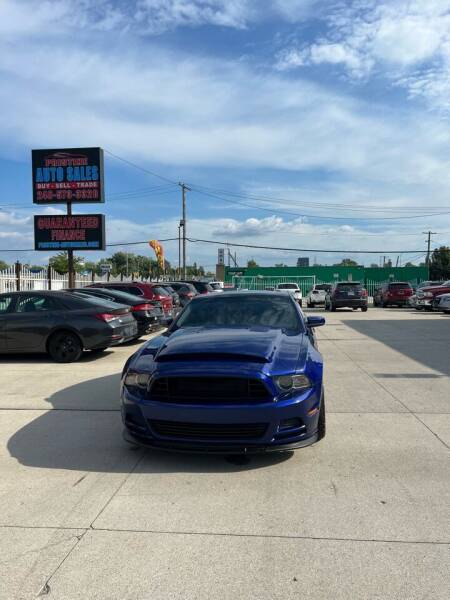 2014 Ford Mustang for sale at PRISTINE AUTO SALES INC in Pontiac MI