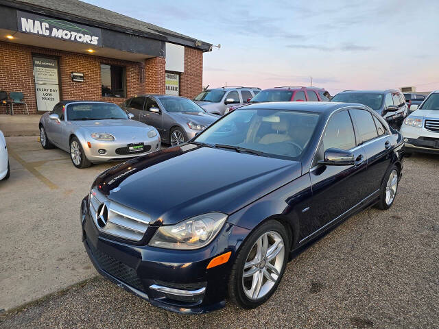 2012 Mercedes-Benz C-Class for sale at Mac Motors in Arlington, TX