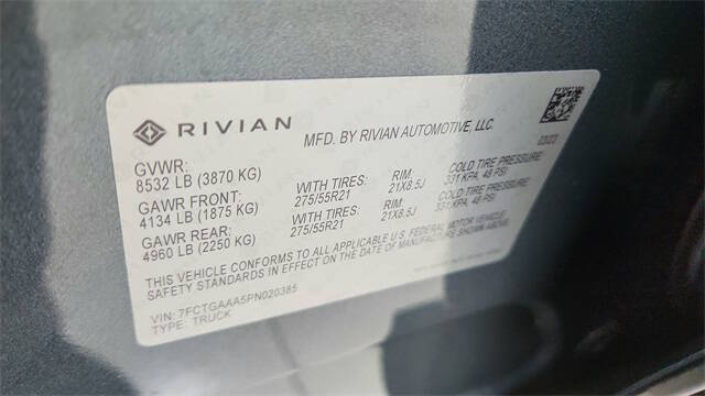 2023 Rivian R1T Adventure