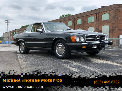 1988 Mercedes-Benz 560-Class for sale at Michael Thomas Motor Co in Saint Charles MO