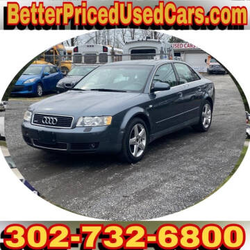 2003 Audi A4 for sale at Better Priced Used Cars in Frankford DE