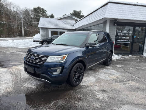 2016 Ford Explorer for sale at Millbrook Auto Sales in Duxbury MA