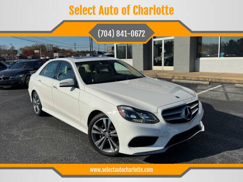 2016 Mercedes-Benz E-Class for sale at Select Auto of Charlotte in Matthews NC