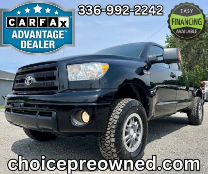 2013 Toyota Tundra for sale at CHOICE PRE OWNED AUTO LLC in Kernersville NC