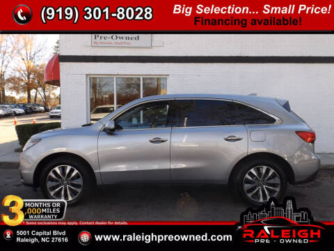 2016 Acura MDX for sale at Raleigh Pre-Owned in Raleigh NC