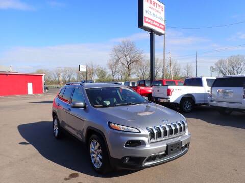 2016 Jeep Cherokee for sale at Marty's Auto Sales in Savage MN