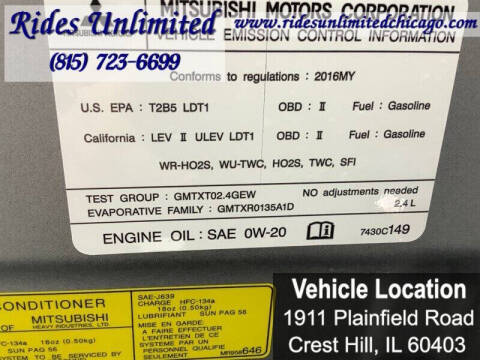 2016 Mitsubishi Outlander ES