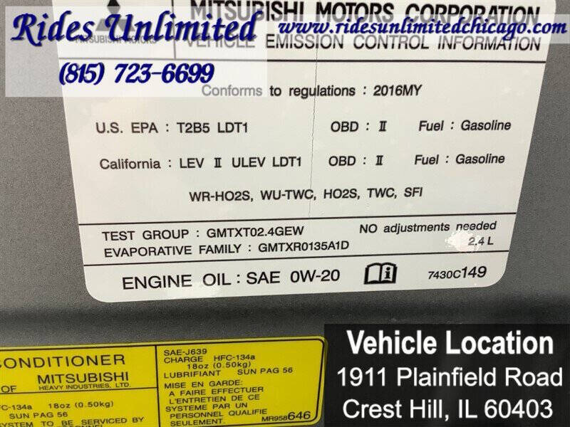 2016 Mitsubishi Outlander ES