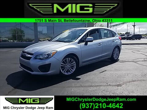 2013 Subaru Impreza for sale at MIG Chrysler Dodge Jeep Ram in Bellefontaine OH