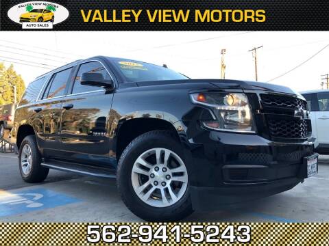 2015 Chevrolet Tahoe for sale at Valley View Motors in Whittier CA