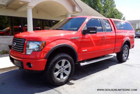 2012 Ford F-150 for sale at DEALS UNLIMITED INC in Portage MI