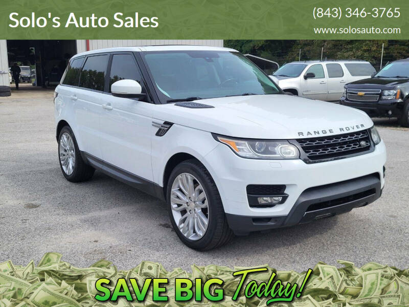 2014 Land Rover Range Rover Sport for sale at Solo's Auto Sales in Timmonsville SC