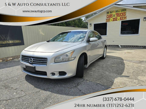 2009 Nissan Maxima for sale at S & W Auto Consultants LLC in Opelousas LA