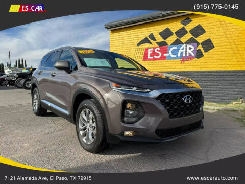 2020 Hyundai Santa Fe for sale at Escar Auto - 9809 Montana Ave Lot in El Paso TX