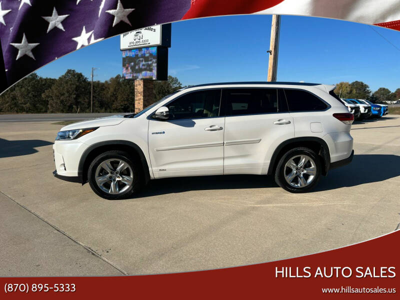 2019 Toyota Highlander Hybrid for sale at Hills Auto Sales in Salem AR