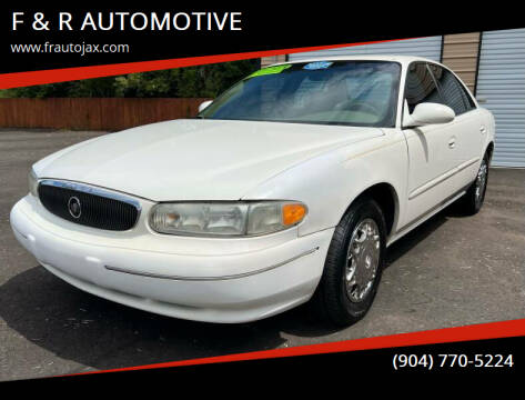 2003 Buick Century for sale at F & R AUTOMOTIVE in Jacksonville FL