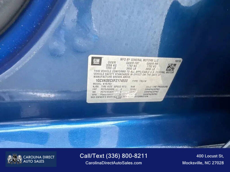 2015 Chevrolet Silverado 1500