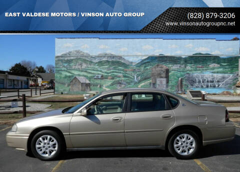 2005 Chevrolet Impala for sale at EAST VALDESE MOTORS / VINSON AUTO GROUP in Valdese NC