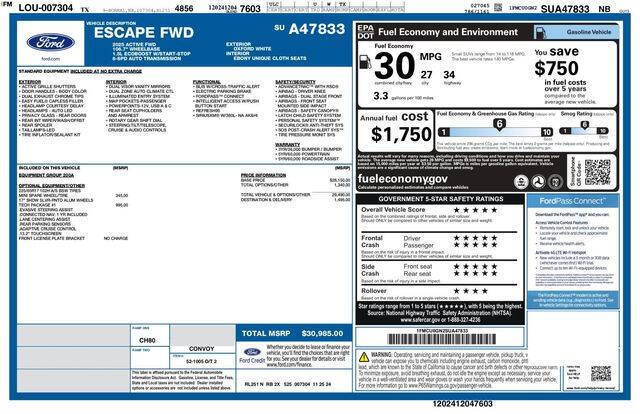 2025 Ford Escape Active