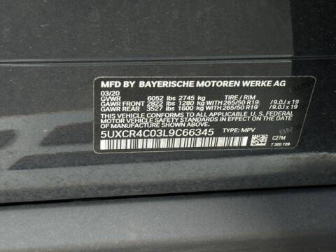 2020 BMW X5 sDrive40i