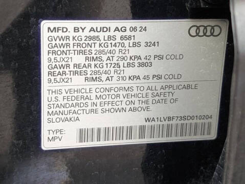 2025 Audi Q7 quattro Premium Plus 55 TFSI