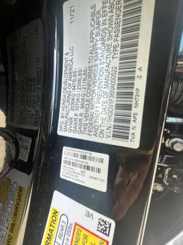 2022 Honda Accord Sport