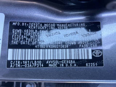 2017 Toyota Camry Hybrid