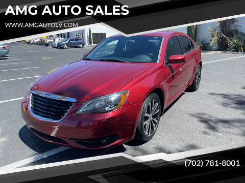2012 Chrysler 200 for sale at AMG AUTO SALES in Las Vegas NV