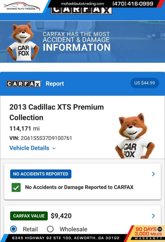 2013 Cadillac XTS Premium Collection