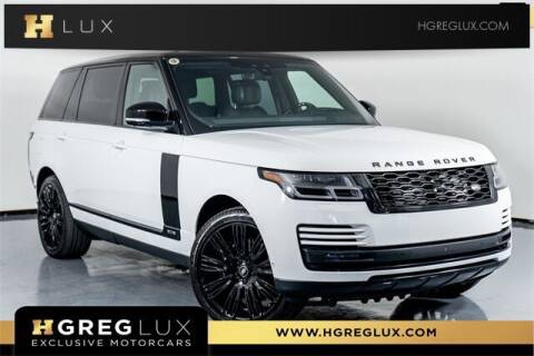 2021 Land Rover Range Rover for sale at HGREG LUX EXCLUSIVE MOTORCARS in Pompano Beach FL
