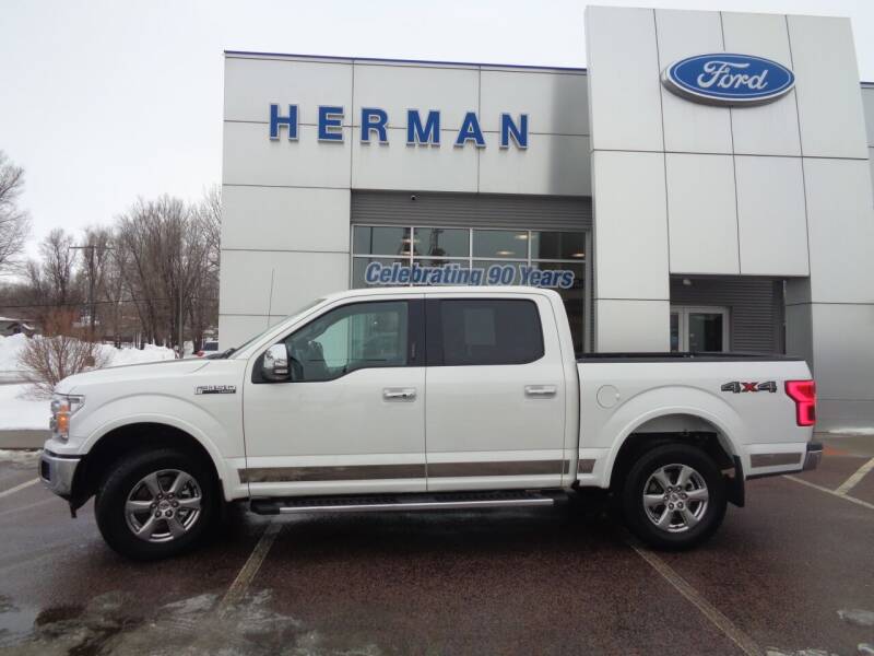 Used 2020 Ford F-150 Lariat with VIN 1FTEW1E44LKD76439 for sale in Luverne, Minnesota