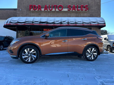 2016 Nissan Murano for sale at F.D.R. Auto Sales in Springfield MA