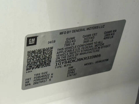 2019 Cadillac Escalade Platinum