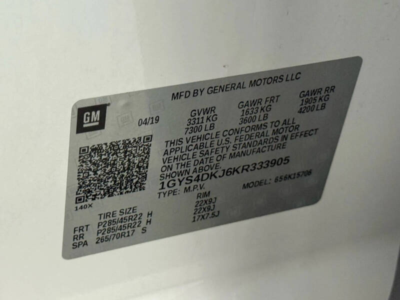 2019 Cadillac Escalade Platinum