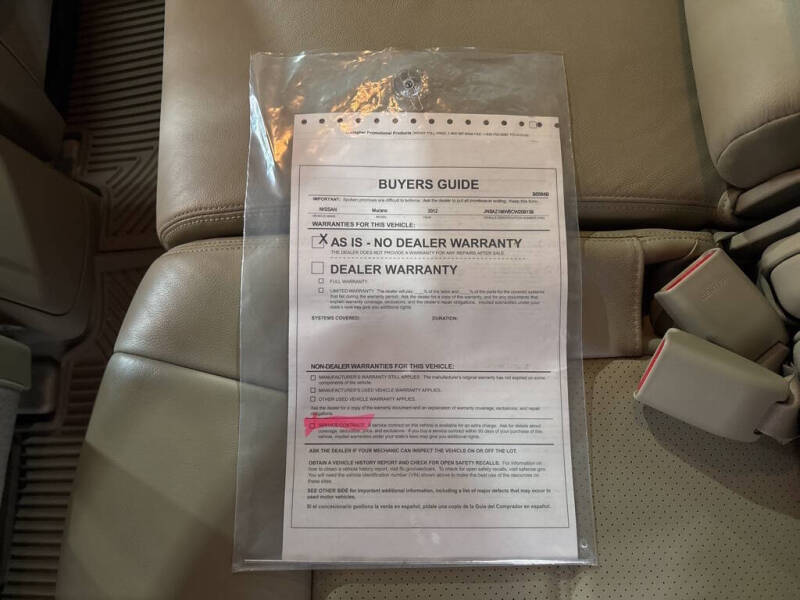 2012 Nissan Murano SL