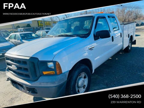 2005 Ford F-250 Super Duty for sale at FPAA in Fredericksburg VA