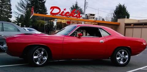 1973 Plymouth "Cuda for sale at Crown Hill Auto Sales in Seattle WA