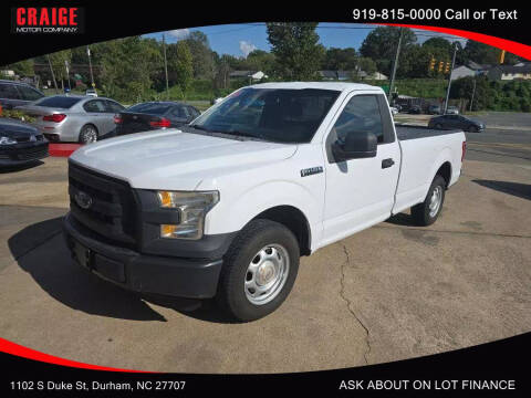 2016 Ford F-150 for sale at CRAIGE MOTOR CO in Durham NC