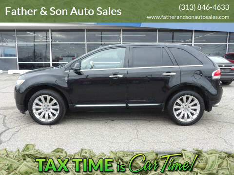2013 Lincoln MKX for sale at Father & Son Auto Sales in Dearborn MI