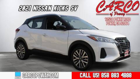 2021 Nissan Kicks for sale at CARCO SALES & FINANCE - CARCO OF POWAY in Poway CA
