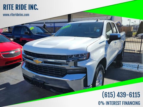 2019 Chevrolet Silverado 1500 for sale at RITE RIDE INC. in Murfreesboro TN