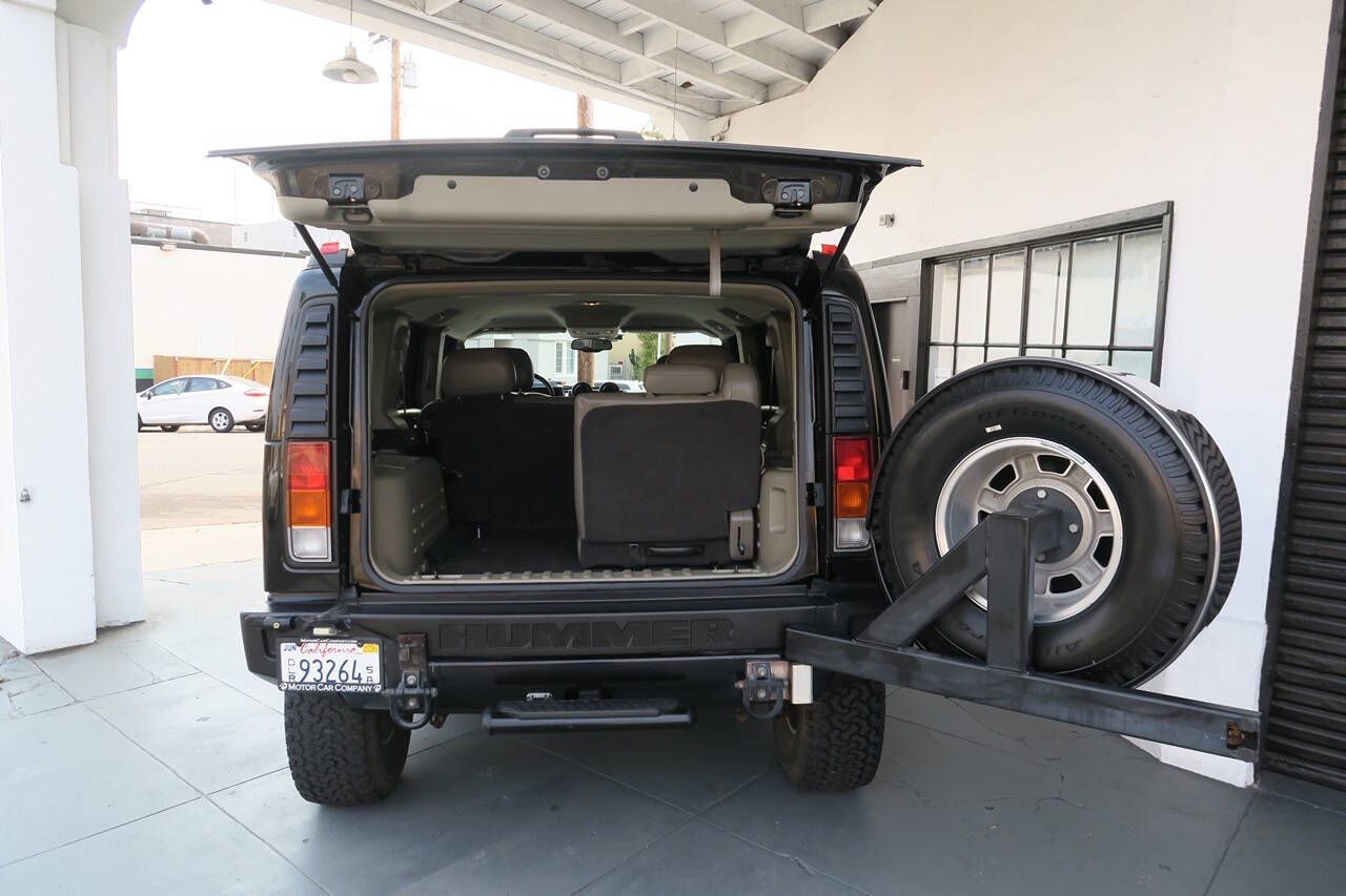 2003 HUMMER H2 for sale at MOTOR CAR COMPANY in San Diego, CA