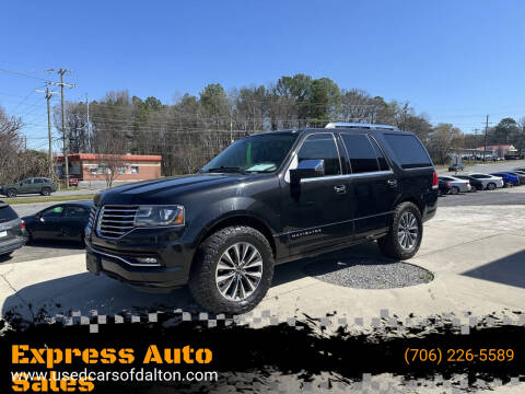 2015 Lincoln Navigator for sale at Express Auto Sales in Dalton GA