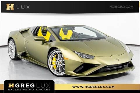 2022 Lamborghini Huracan for sale at HGREG LUX EXCLUSIVE MOTORCARS in Pompano Beach FL