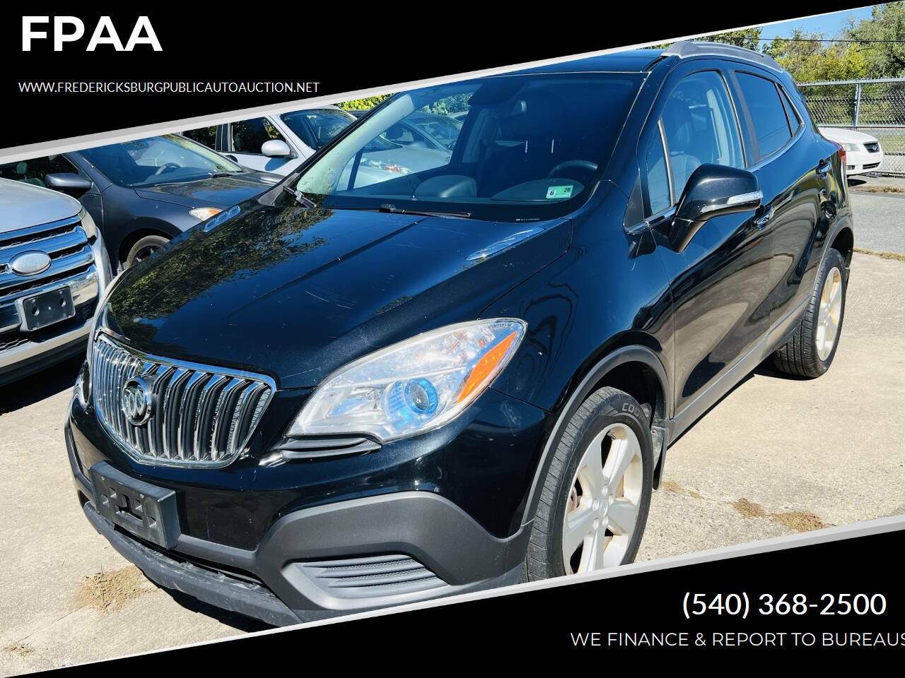 Black 2015 Buick Encore Base AWD Base 4dr Crossover 1