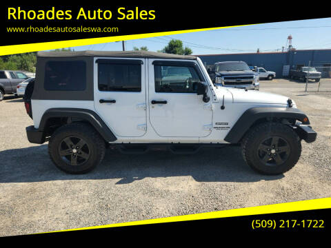 2017 Jeep Wrangler Unlimited for sale at Rhoades Auto Sales in Spokane Valley WA
